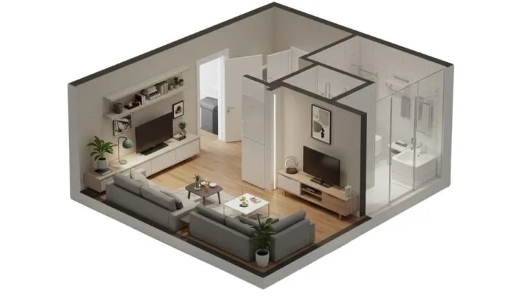 Oferta de móveis planejados para casa completa até 45 m²