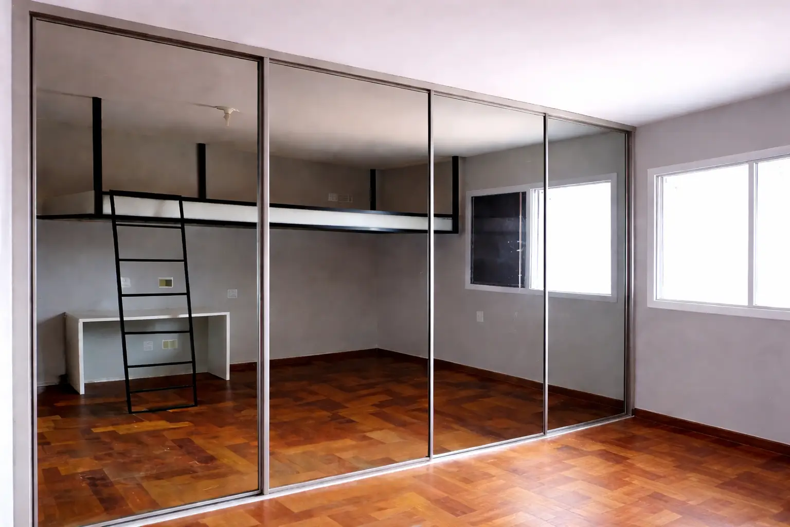 Depois da transformação com armário planejado Art Closet