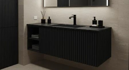 banheiro-planejado-com-gabinete-ripado-preto-e-bancada-preta-art-closet